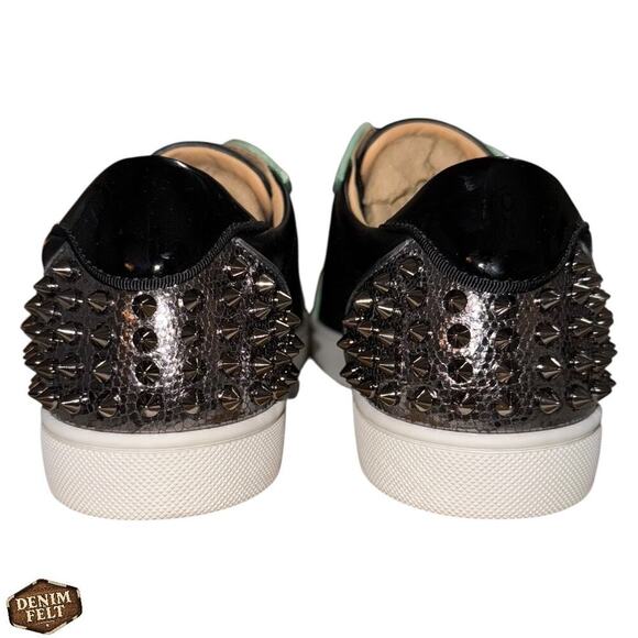Christian Louboutin Seavaste 2 Orlato Spiked Low Top Sneaker Multi 39.5 NEW - Picture 10 of 16